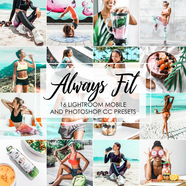 Always Fit Lightroom Presets For Fitness, Sports, Workout, Gym And Healthy Life And Lifestyle