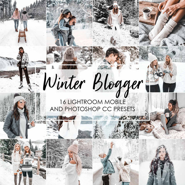 Winter Blogger Presets For Lightroom And Photoshop