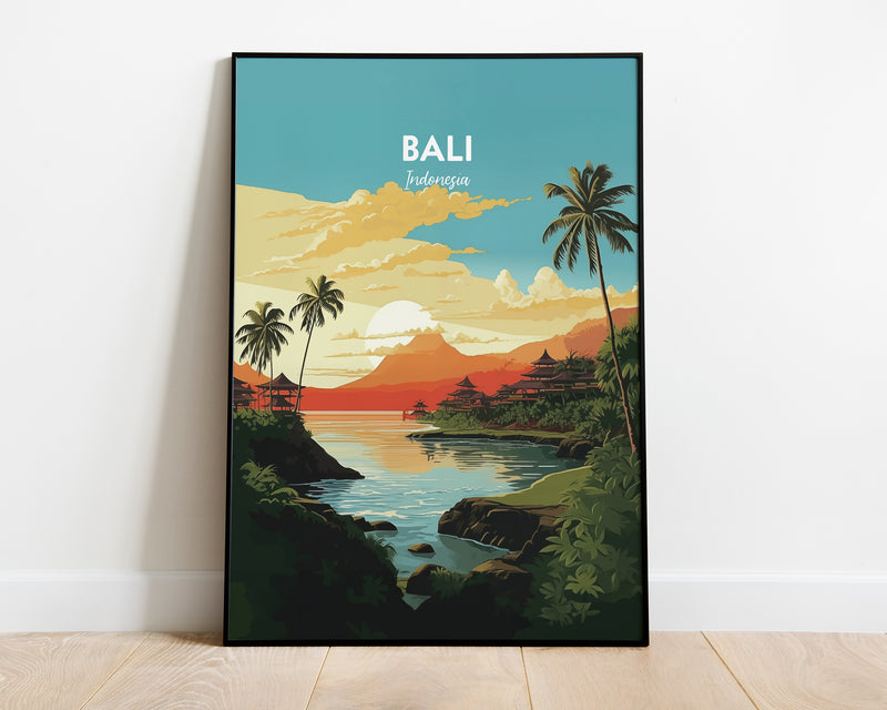 Bali Poster, Bali Beach Print, Bali Indonesia Travel Wall Art Poster Print, Bali Poster, Surf Poster, Indonesia Travel Poster, Home Decor Wall Art