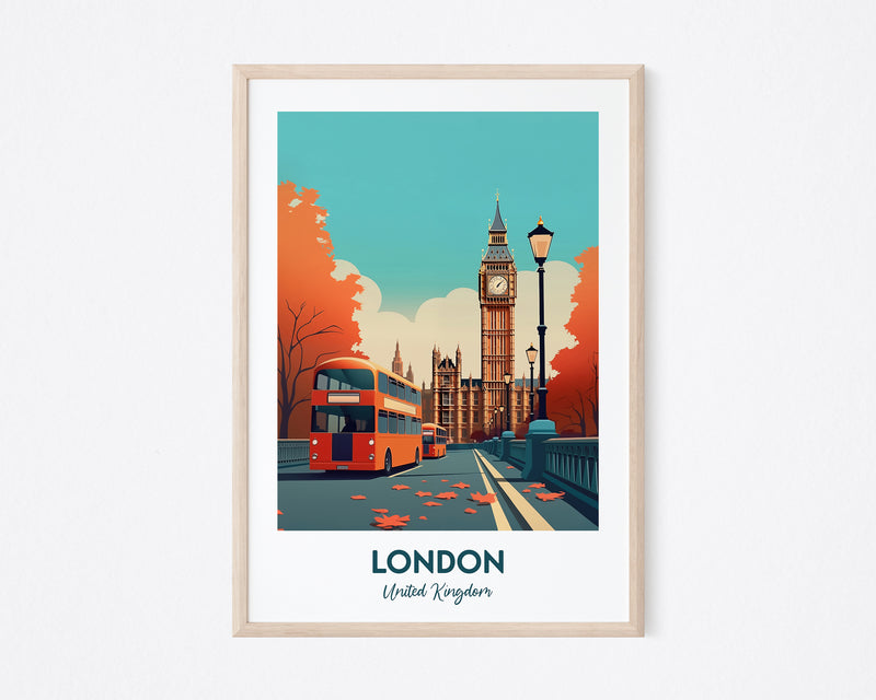 London Travel Print - United Kingdom, London Poster, Big Ben Print, London Print, Big Ben Poster, England Print