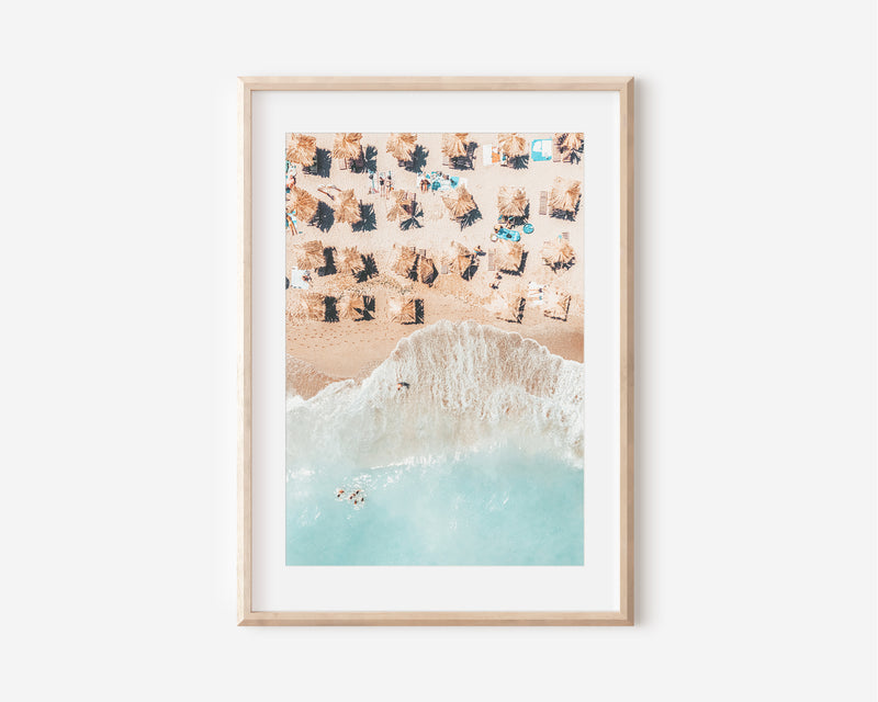 Ocean Print, Beach Poster, Ocean Waves Aerial