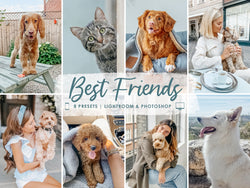 Lightroom Presets Mobile and Desktop, Dog Cat Pet Mom Instagram Presets, Animal Blogger Photo Editing Filter, Bright Airy iPhone DNG Presets