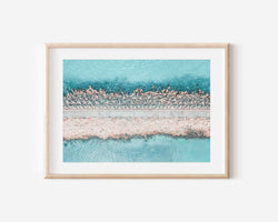 Coastal Print, Aerial Photography Print, Summer Vibes Art, Teal Ocean Printable Art