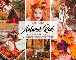 Autumn Red Presets For Fall Season In Lightroom Mobile And Photoshop Desktop