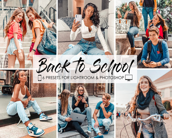 Back To School Lightroom Mobile Filters and Presets, Iphone Presets, Photoshop Presets