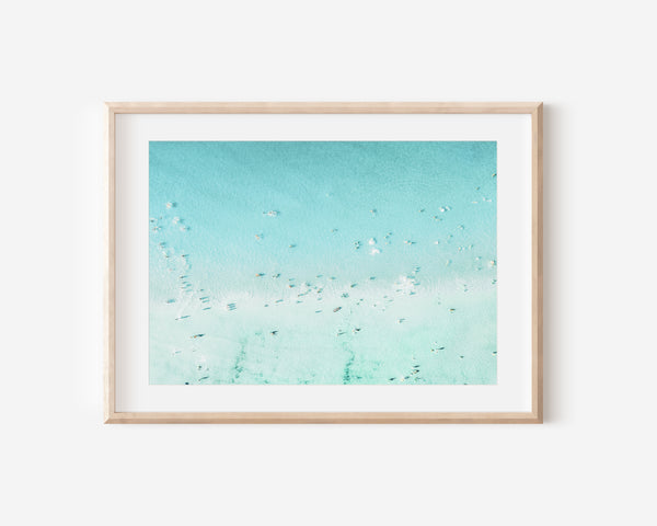 Beach Print, Ocean Print, Aerial Beach Print