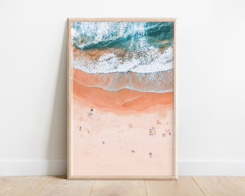 Portugal Beach Print, Beach Wall Art, Digital Download Home Decor Print