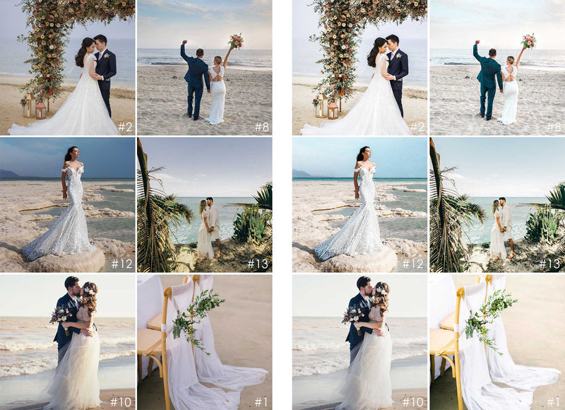 Beach Wedding Presets For Lightroom Mobile And Adobe Photoshop
