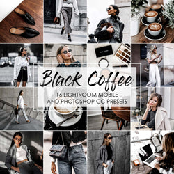 Black Coffee Lightroom Mobile Presets