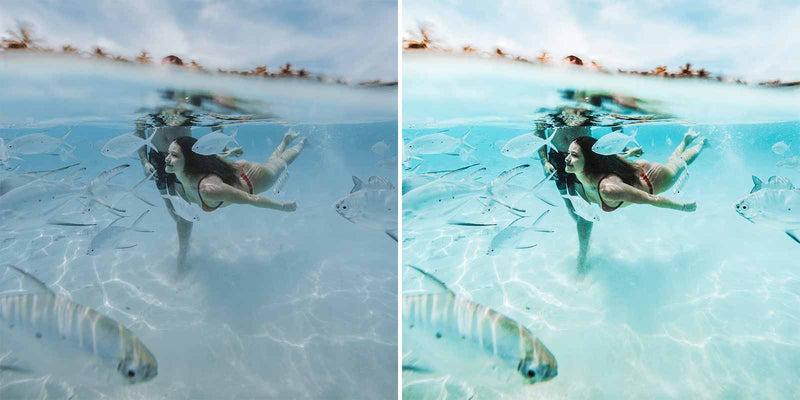 Blue Curacao - Aqua Turquoise Presets for Instagram Travel Photos