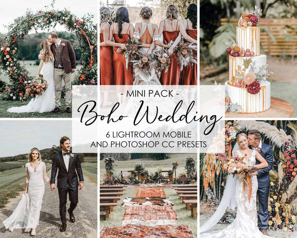 Boho Wedding Presets For Lightroom And Photoshop