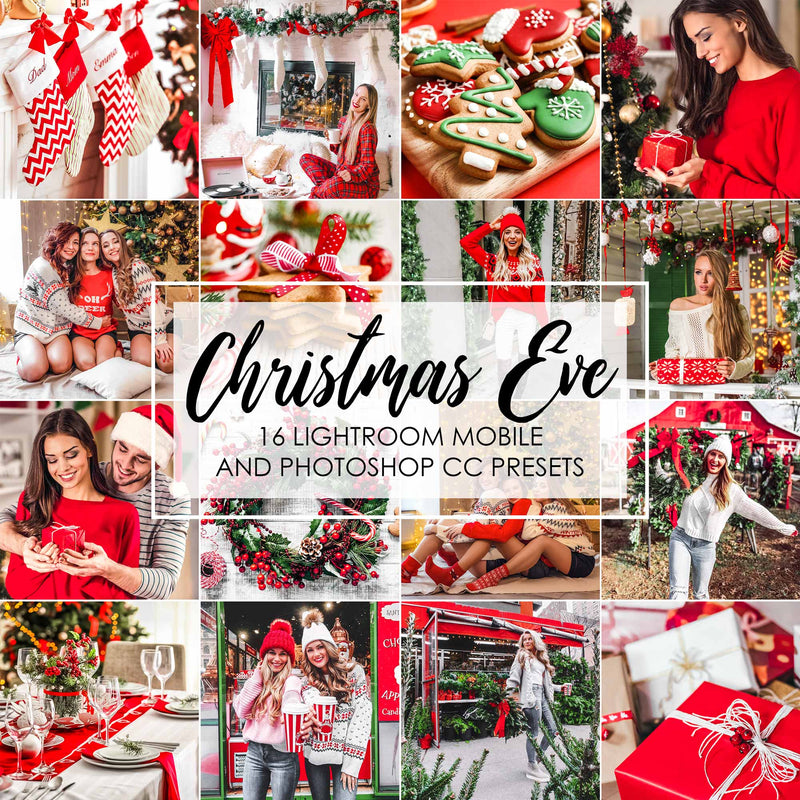Christmas Eve Presets For Lightroom CC and Photoshop