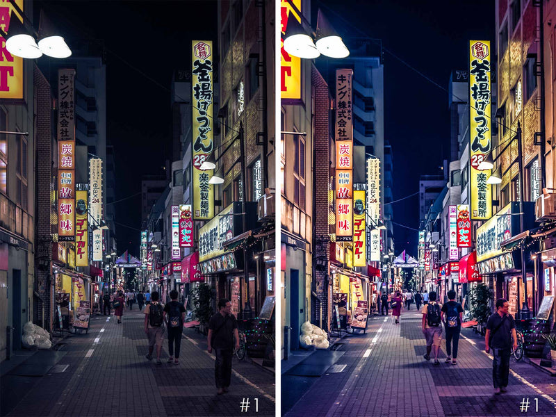 City Nights Preset For Lightroom And Low Light Photography Photoshop Filters