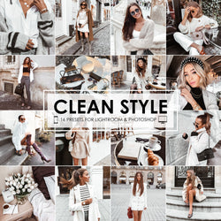 Clean Style Lightroom Presets and Photoshop Filters