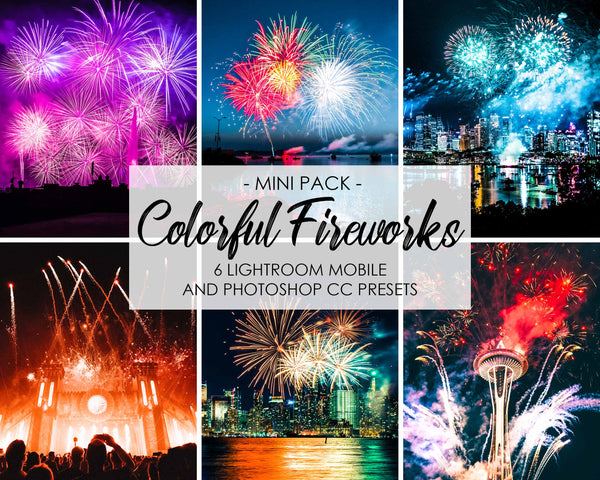 Colorful Fireworks Happy New Year Presets for Lightroom