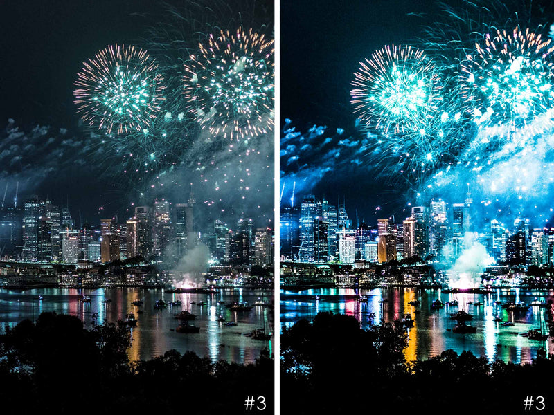 Colorful Fireworks Happy New Year Presets for Lightroom