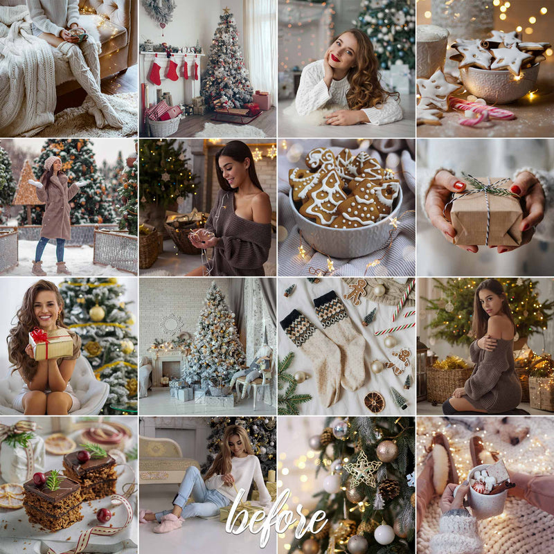 Cozy Christmas Presets For Lightroom CC and Photoshop CC