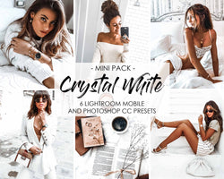 Crystal White and Chocolate Presets For Lightroom Mobile