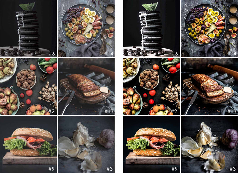 Dark Food Presets For Food Photography On Lightroom And Photoshop