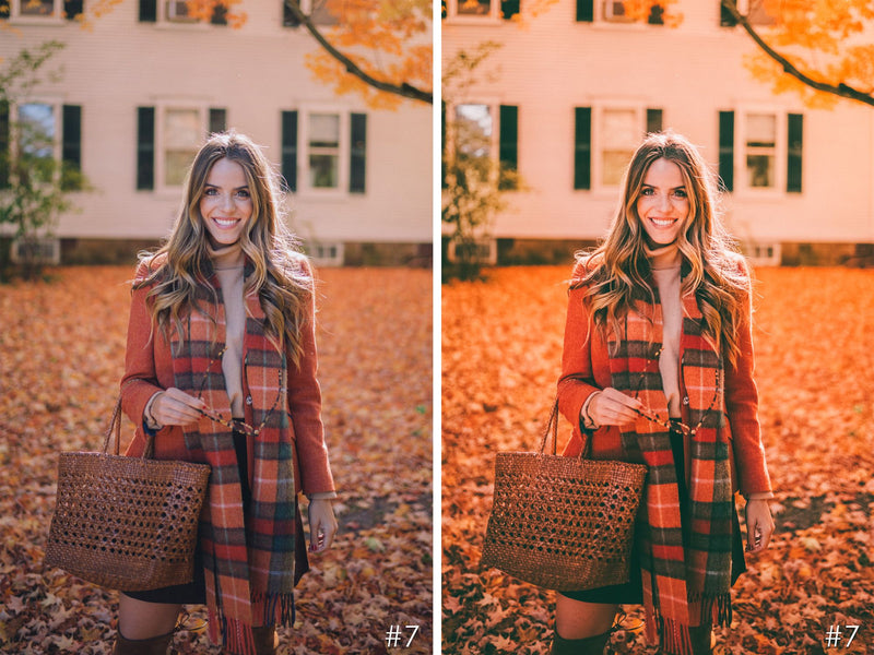 Mobile Lightroom Presets, Autumn Presets, Fall Presets, Instagram Presets, Orange Warm Presets, Lifestyle Fashion Blogger Photoshop Filters
