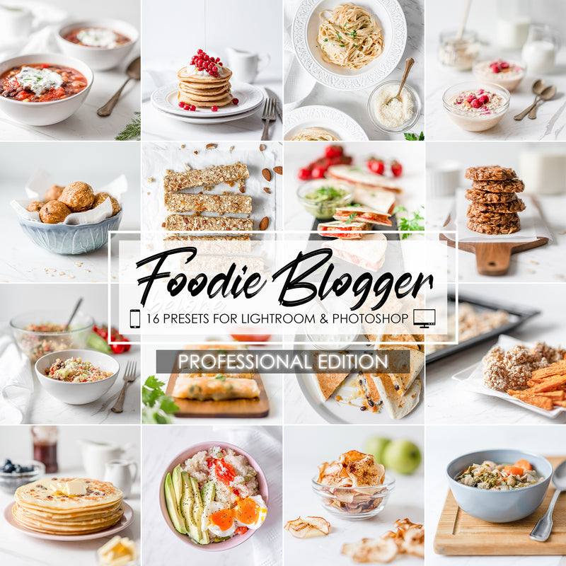 Foodie Blogger Food Presets for Lightroom