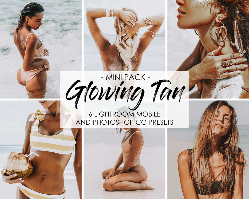 Glowing Tan Summer Beach Presets For Lightroom iPhone Mobile