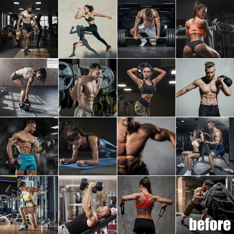 Gym and Workout Fitness Presets For Lightroom Classic and Mobile