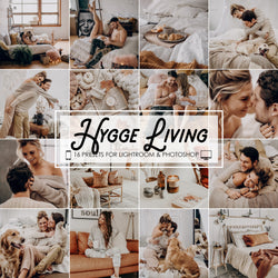 Hygge Living Lightroom Presets and Photoshop Filters, Vsco Filters