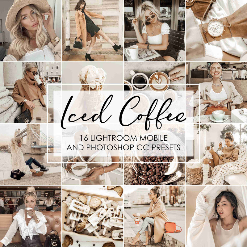 Iced Coffee Presets For Lightroom Mobile And Photoshop Desktop