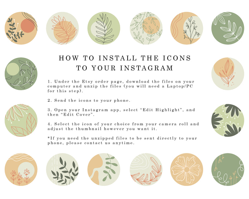 Instagram Highlights Cover Icons Set For Social Media Blogger Influencer