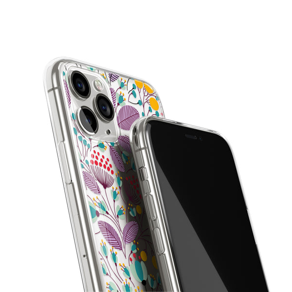 Floral Print iPhone Case, Spring Summer Flowers Cover, iPhone 11 X Xs Xr