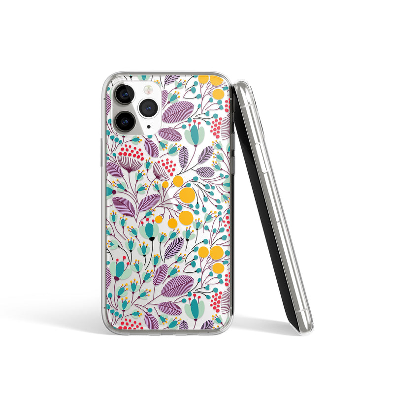 Floral Print iPhone Case, Spring Summer Flowers Cover, iPhone 11 X Xs Xr