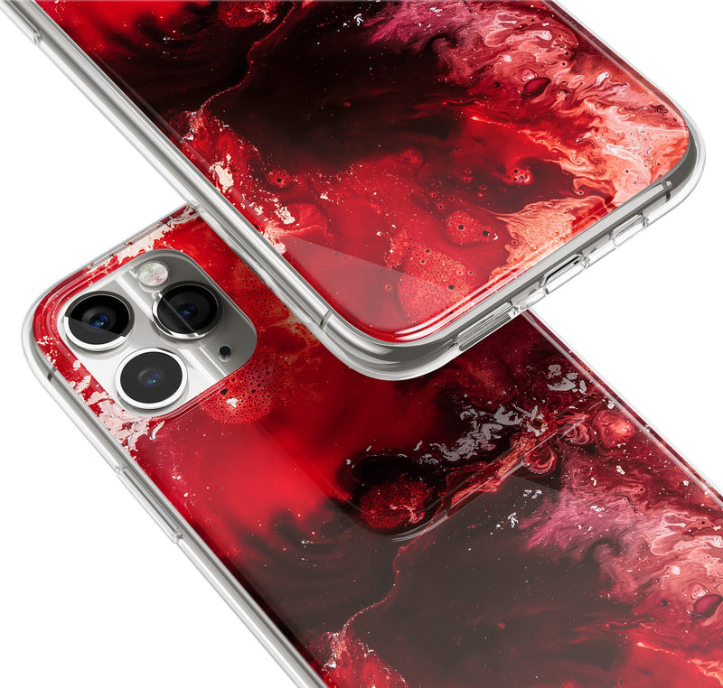 Silicone Marble Print iPhone Case, iPhone 11 Pro Max Case