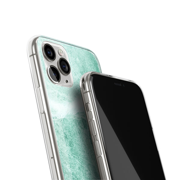 Emerald Ivory Marble Print iPhone Case, iPhone 11 Pro Max Case, iPhone X Case
