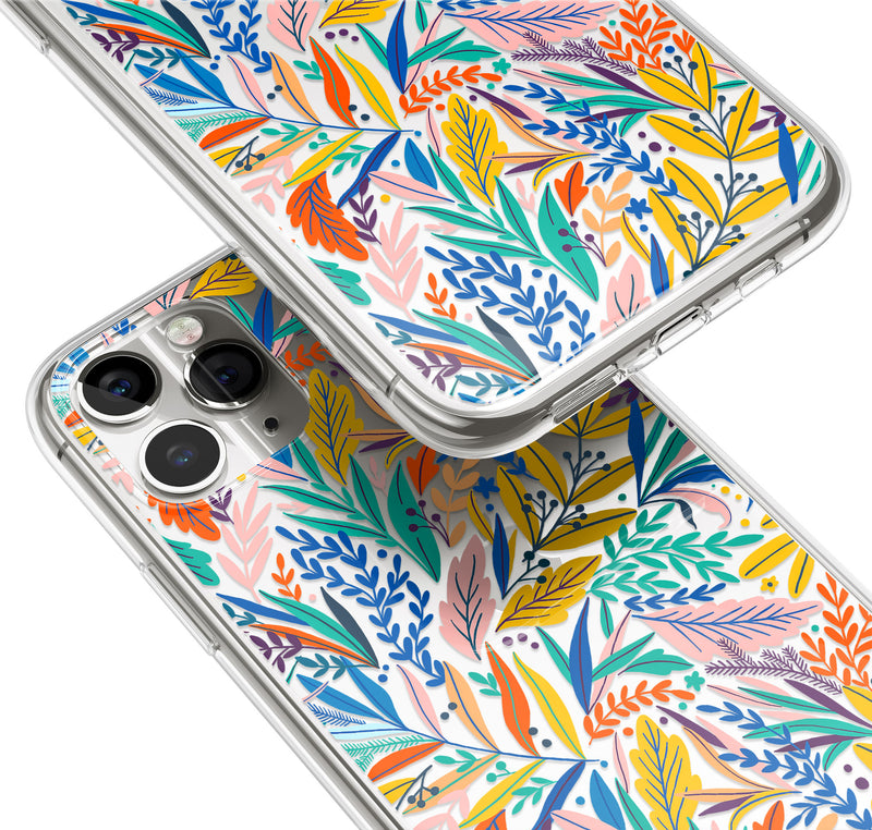 Exotic Summer iPhone Case, Tropical Exotic Jungle Floral Pattern Case For iPhone 11,XS,X
