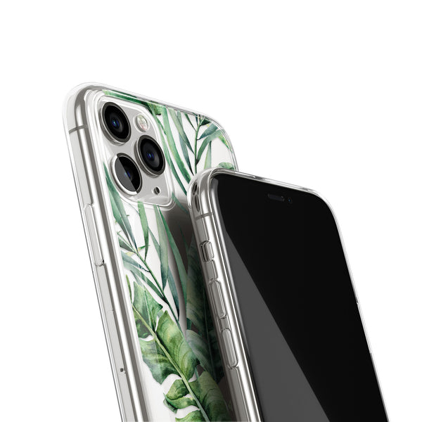 Lush Tropical Leaf Print iPhone Case, iPhone 11, iPhone X Xs Xr, iPhone 7 8 Plus
