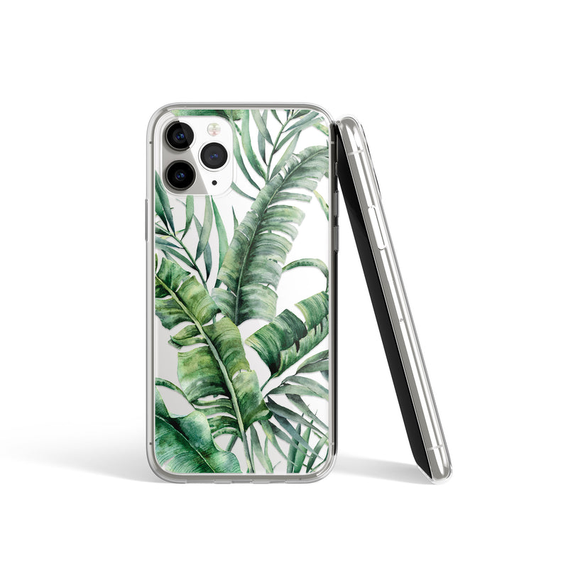 Lush Tropical Leaf Print iPhone Case, iPhone 11, iPhone X Xs Xr, iPhone 7 8 Plus
