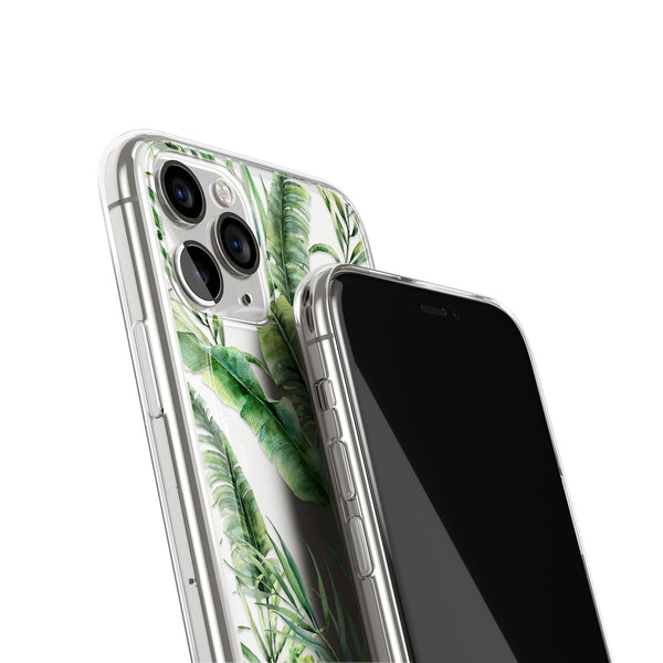 Palm Tree Banana Leaf iPhone Case, Floral Case, iPhone 11 Pro Max, iPhone X Xs Xr, iPhone 7 8 Plus
