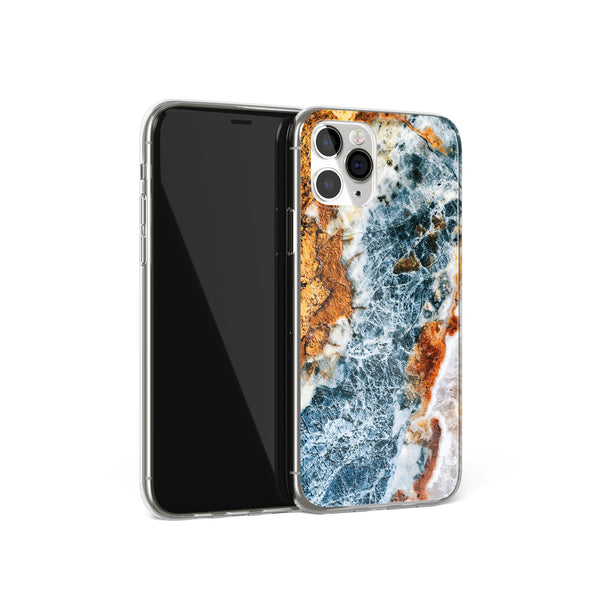 Silicone Case - Running Water - Marble Print iPhone Case, iPhone 11 ...