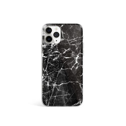 Silicone Case Smokey Black - Marble Print iPhone Case, iPhone 11 Pro Max Case