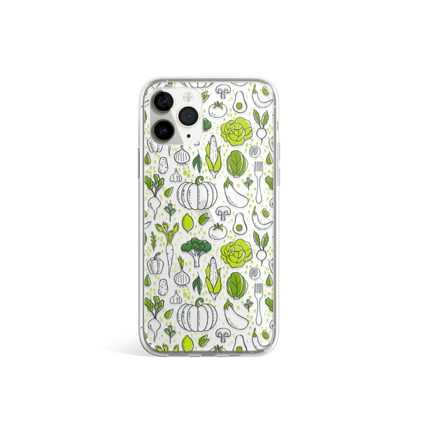 Veggie Salad Green Vegan iPhone Case, iPhone 11,XS,X, iPhone 7 8