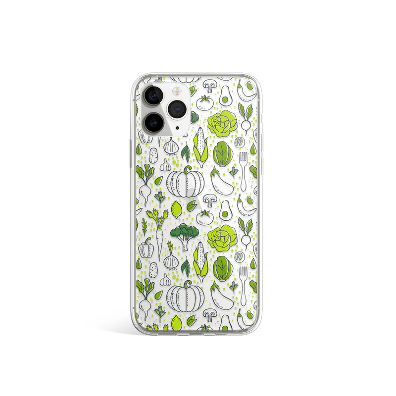Veggie Salad Green Vegan iPhone Case, iPhone 11,XS,X, iPhone 7 8