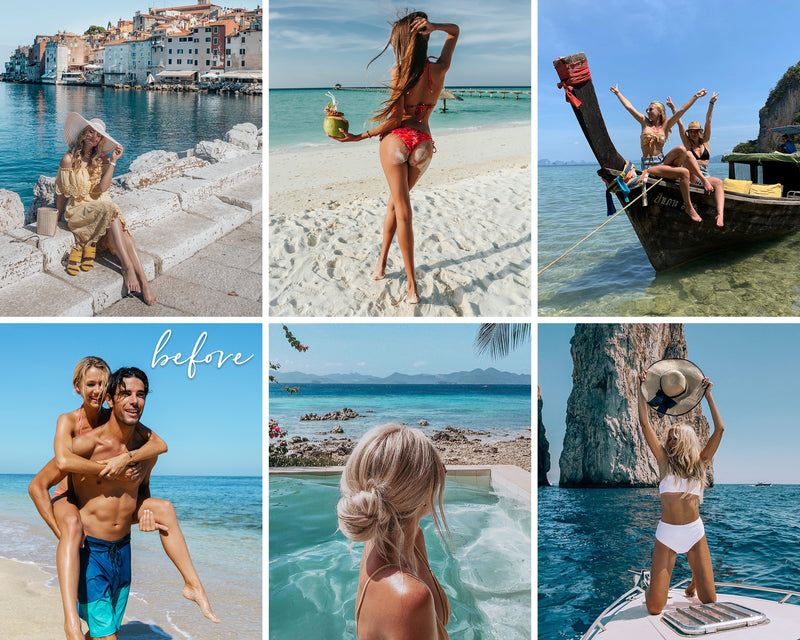 Island Blue Lightroom Presets and Photoshop Filters
