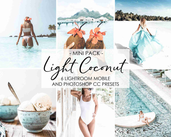 Light Coconut Presets For Lightroom And Photoshop CC by Adobe