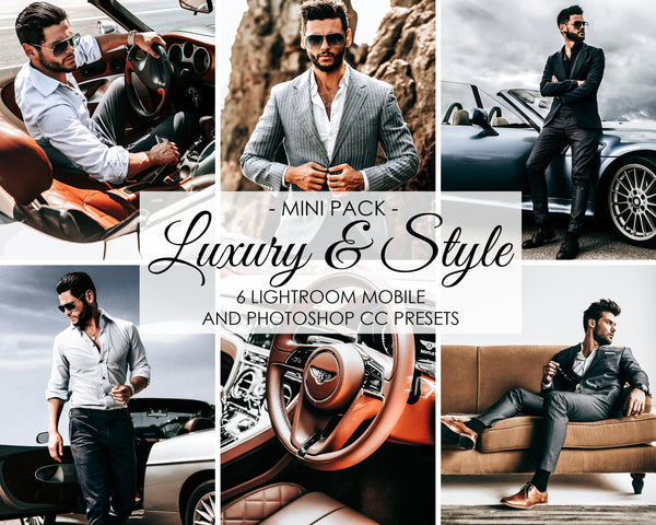 Luxury And Style Photoshop And Lightroom Mobile Filters And Presets