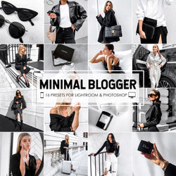 Minimal Blogger Lightroom and Photoshop Presets