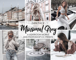 Minimal Grey Presets For Lightroom Mobile