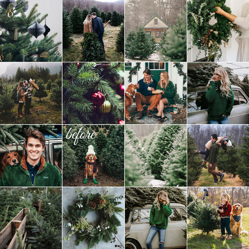Minty Winter Lightroom Presets for Christmas