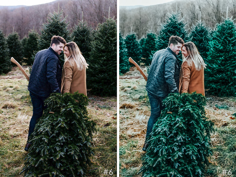 Minty Winter Presets For Lightroom And Photoshop In Christmas Time