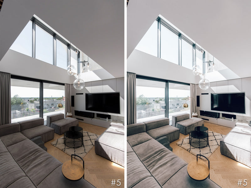 Modern Interior Lightroom Presets for Real Estate and Architecture Interiors